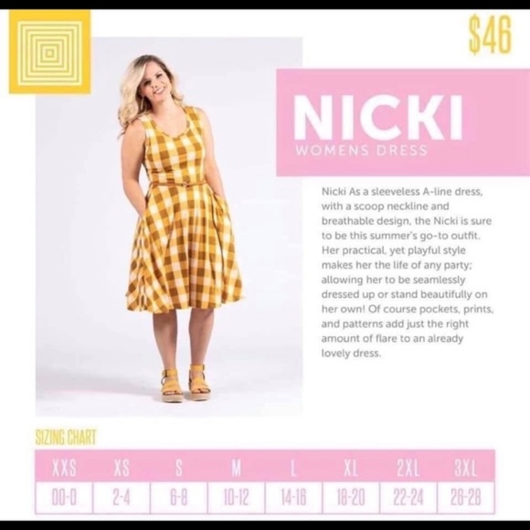 LuLaRoe | Dresses | Llr Nicki Dress 
